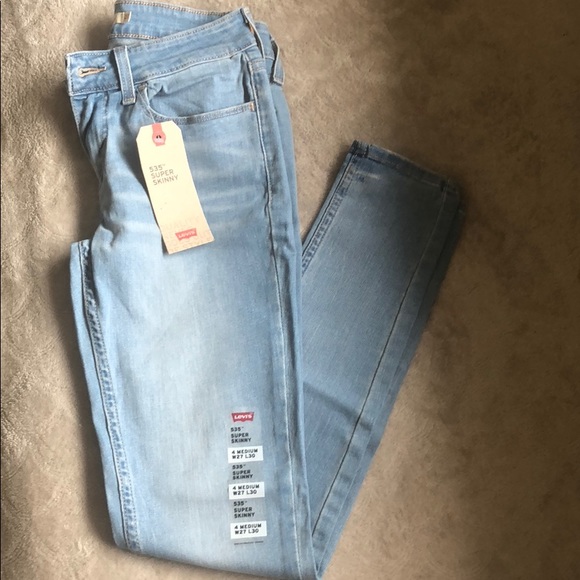 levi's 535 size chart